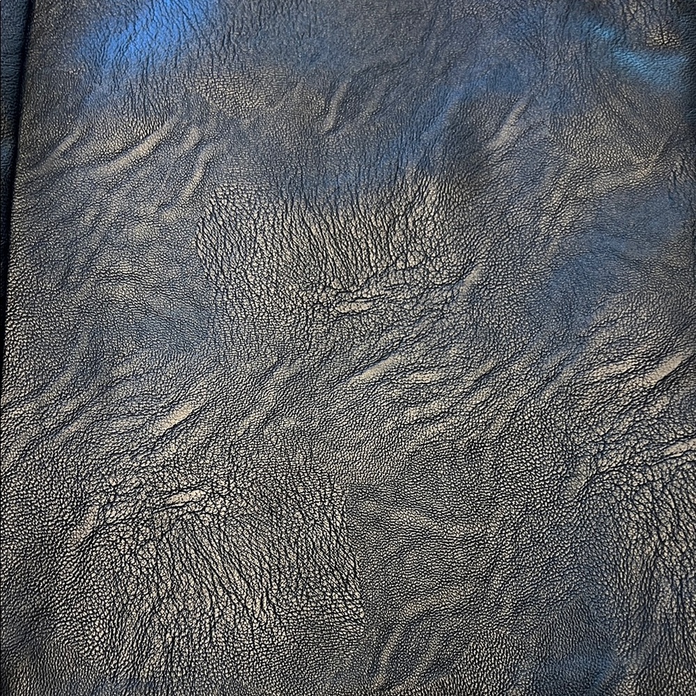 Topshop Black Faux Leather Mini Skirt 8 - Picture 7 of 7